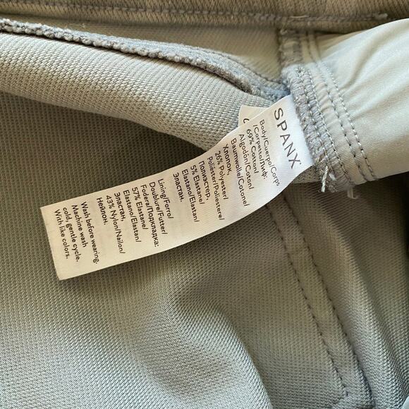 Spanx Camo Jean-ish Ankle Leggings Style 20018R Size 1X EUC Slimming Faux Pocket - Picture 7 of 10